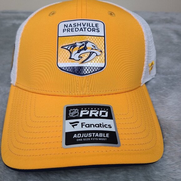 Fanatics Other - Nashville Predators Hat 2023-24 NHL Authentic Pro Draft Mesh Trucker Cap NWT New